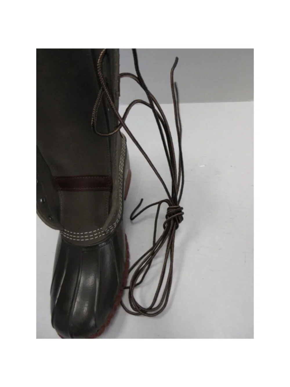 LL Bean Bean Boots 10 M Signature Primaloft Leather Insulated Duck USA
